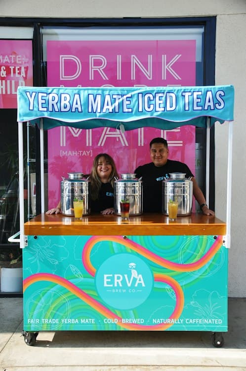 Yerba Mate Open Bar Cart