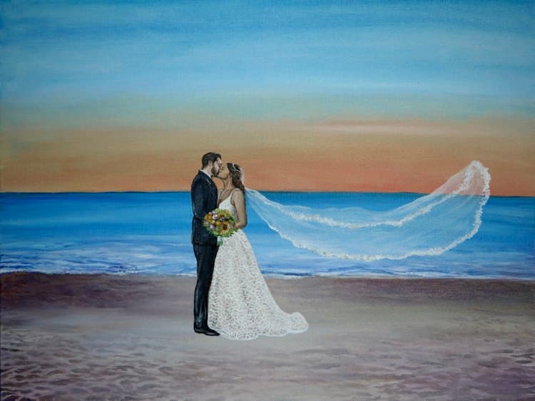 Couple & Guests Signature Portrait (Diamond)