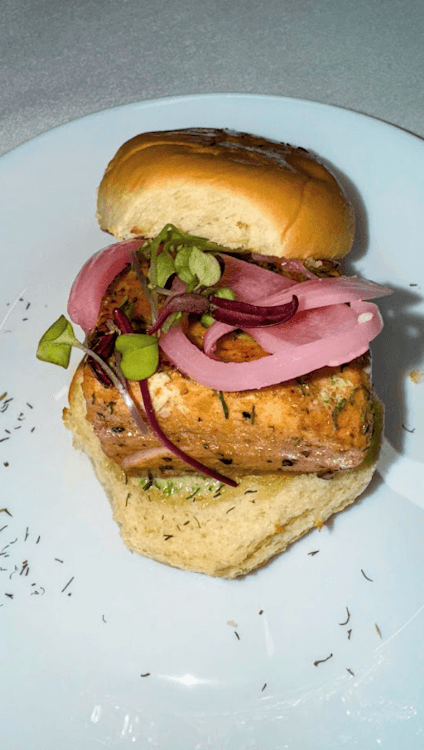 Appetizer - Salmon Sliders - per dozen