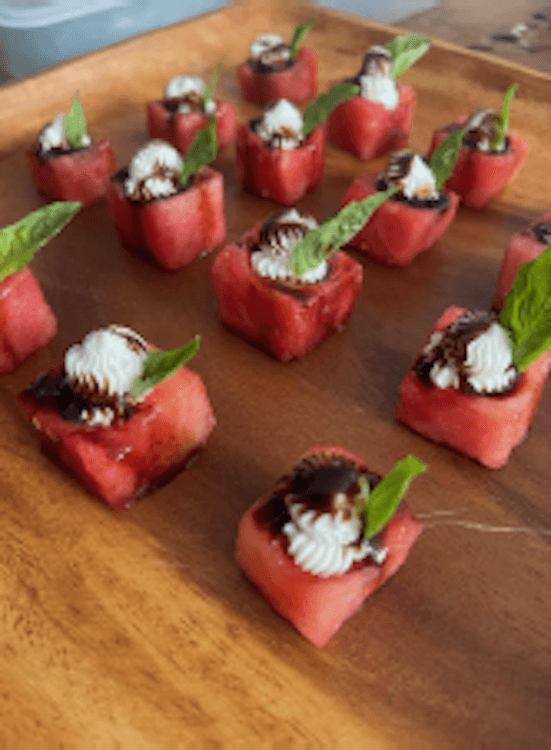Appetizer - Watermelon Feta Bites per doz