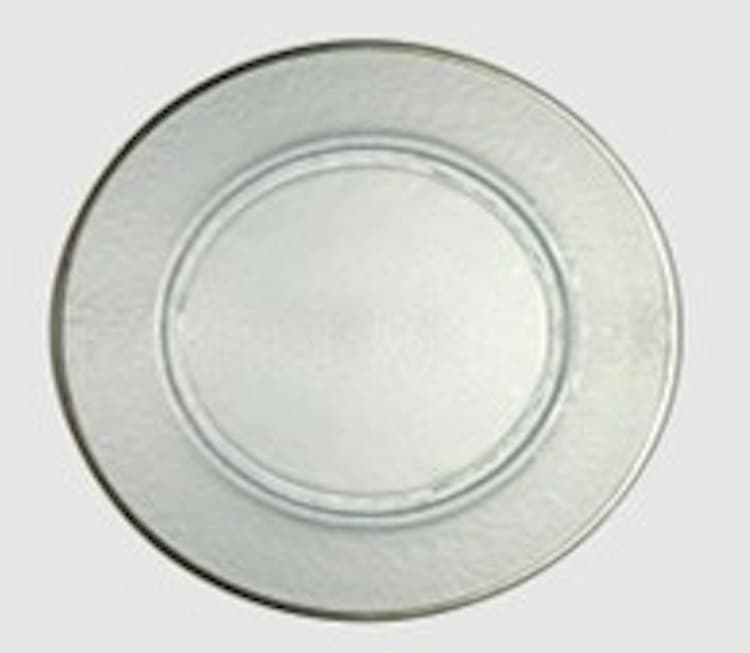 Charger Plate - 13" Obscura Platinum Rim
