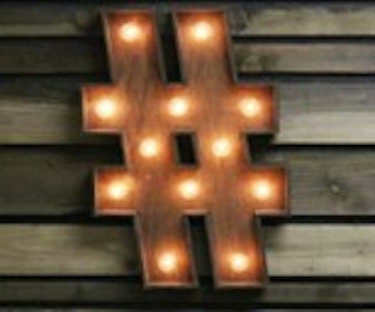 Marquee Symbol - "Hashtag"