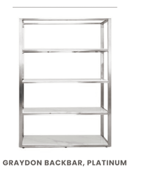 Grayden Back Bar Platinum