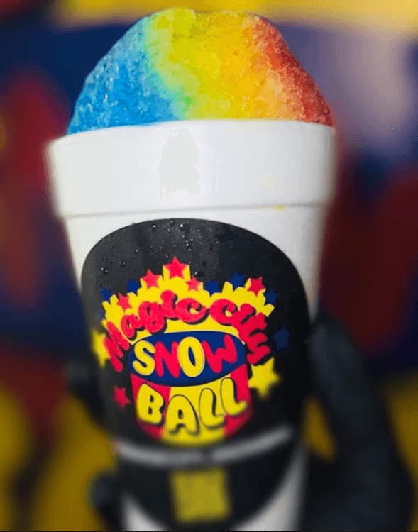 Themed Shaved Ice - Magic City Rainbow