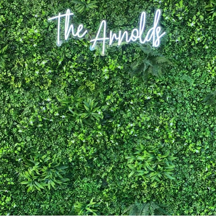 Greenery Flower Wall