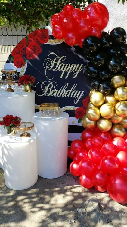 Birthday Balloon Backdrop