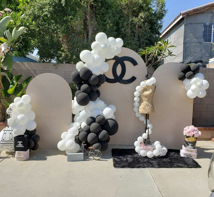 Chanel Balloon Backdrop