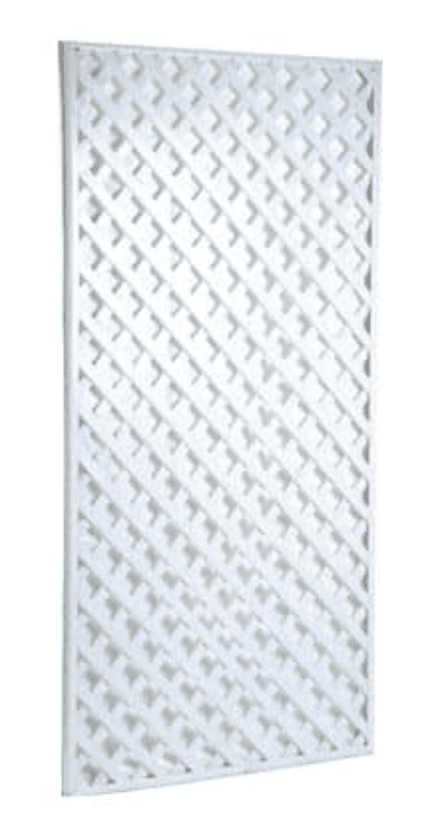 White Lattice Panel - 4'x8'