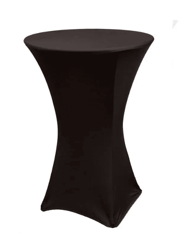 Spandex Fitted Stretch Cocktail Table Cover