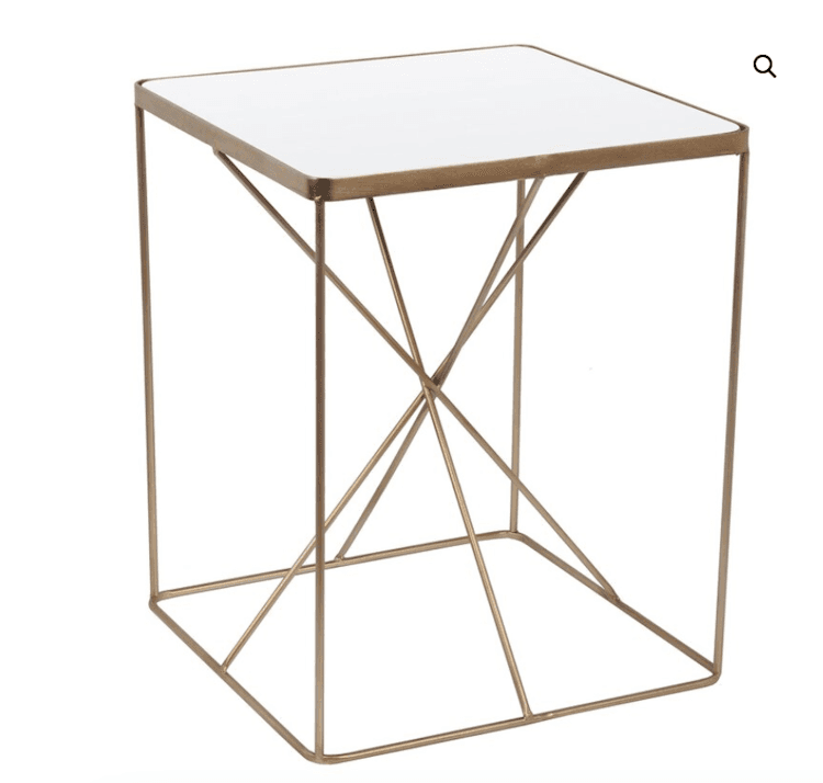 Gia Gold Side Table