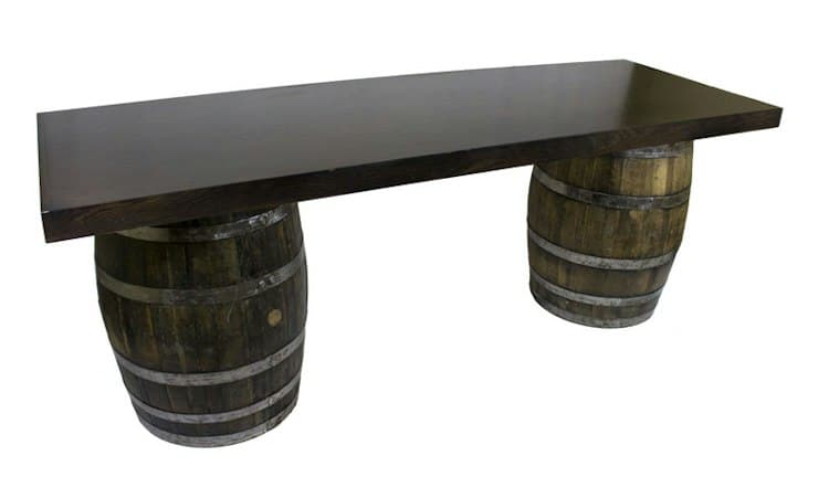 Wine Barrel Bar Table Top