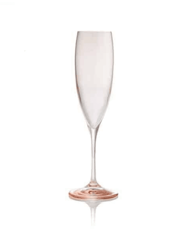 🔍 Aurora Blush Champagne Flute
