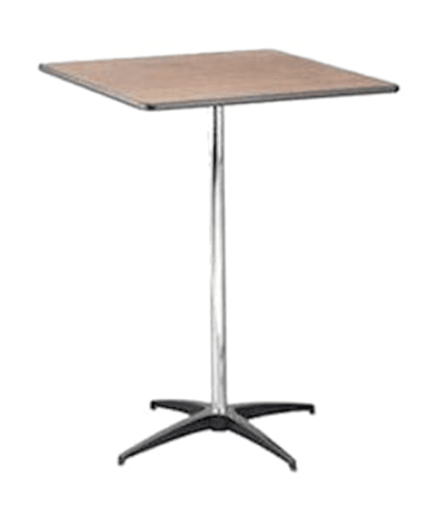 High Table Square 30" x 30” 42"