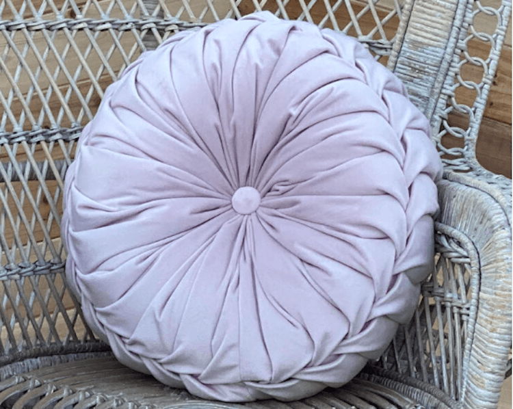 Blush Round Pillow