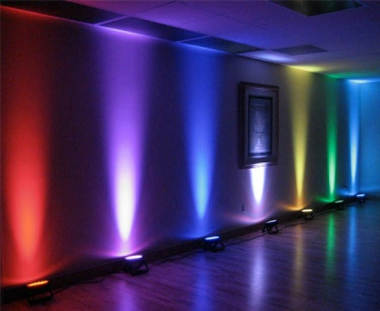 10 LED Uplights