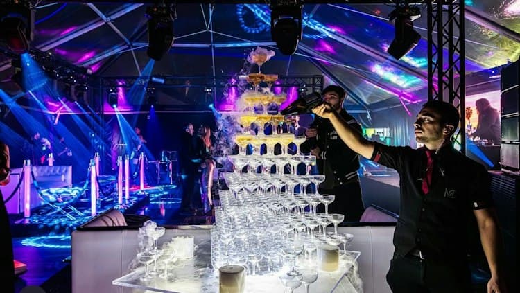 Magic Champagne Tower