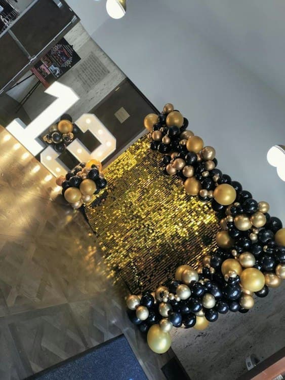 Shimmer wall Backdrop