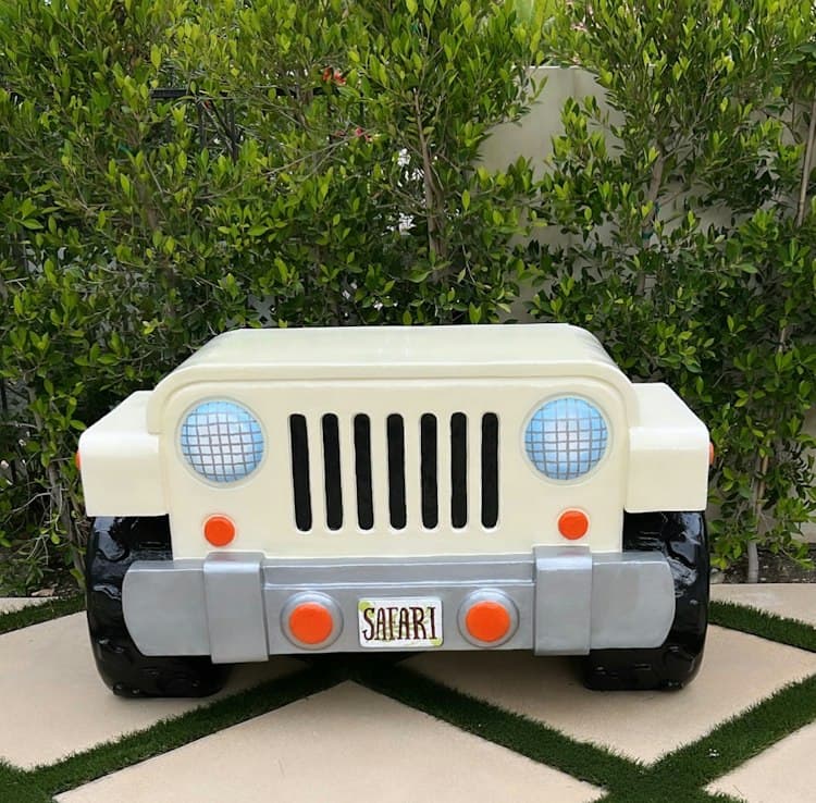 Jeep Table Backdrop