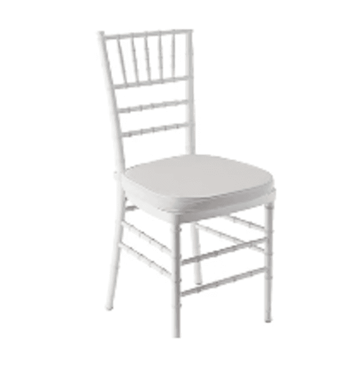 Chiavari Chairs (White) With Cushions