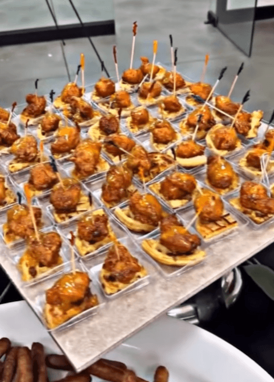 Appetizer - Chicken and waffle bites